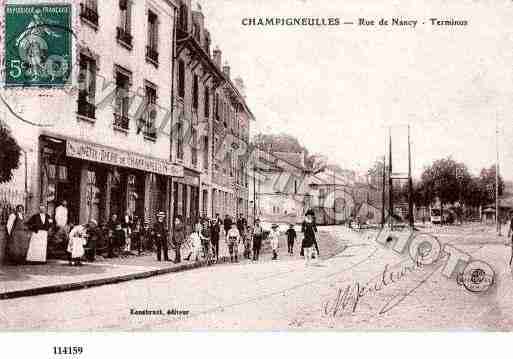 Ville de CHAMPIGNEULLES, carte postale ancienne