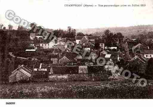 Ville de CHAMPVOISY, carte postale ancienne