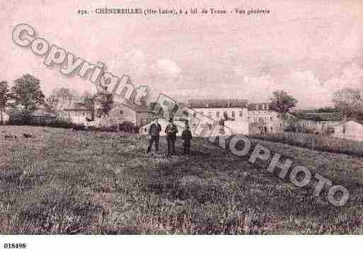 Ville de CHENEREILLES, carte postale ancienne