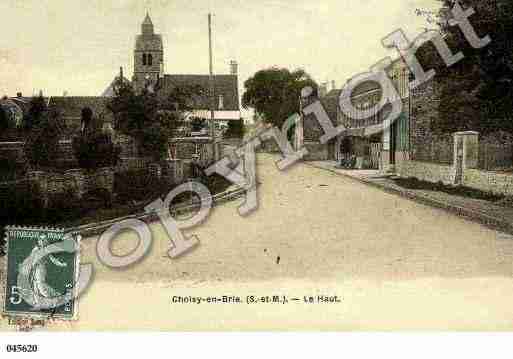 Ville de CHOISYENBRIE, carte postale ancienne