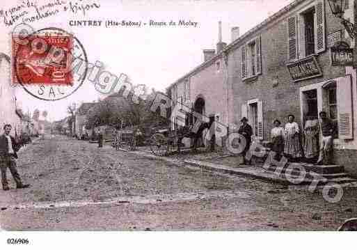 Ville de CINTREY, carte postale ancienne