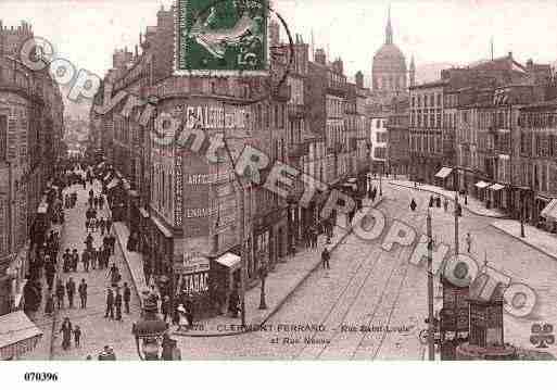 Ville de CLERMONTFERRAND, carte postale ancienne