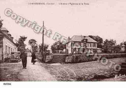 Ville de COMBRESSOL, carte postale ancienne