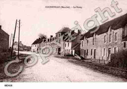 Ville de COUDEVILLE, carte postale ancienne