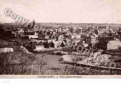 Ville de COUSOLRE, carte postale ancienne
