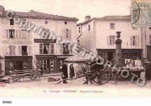 Ville de CUNLHAT, carte postale ancienne