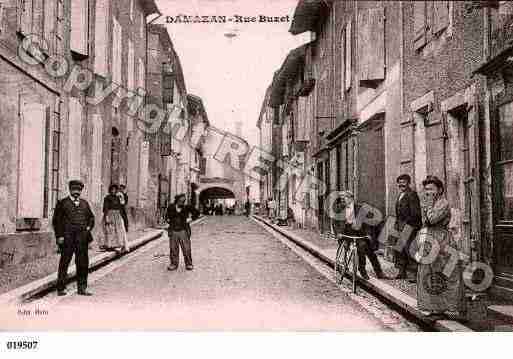 Ville de DAMAZAN, carte postale ancienne