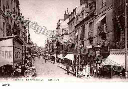 Ville de DIEPPE, carte postale ancienne