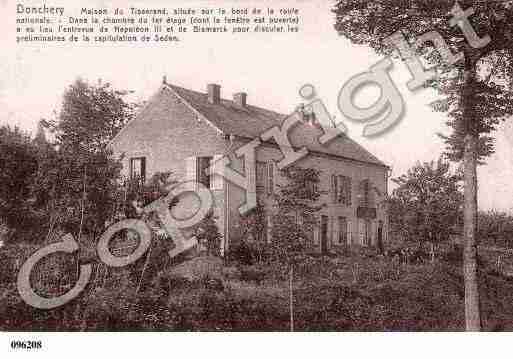 Ville de DONCHERY, carte postale ancienne