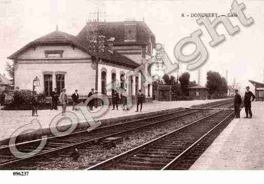 Ville de DONCHERY, carte postale ancienne