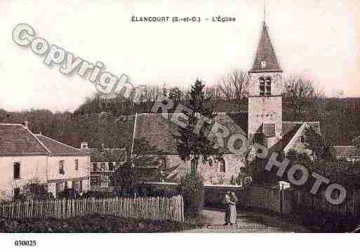 Ville de ELANCOURT, carte postale ancienne