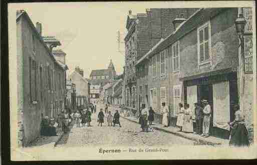 Ville de EPERNON, carte postale ancienne