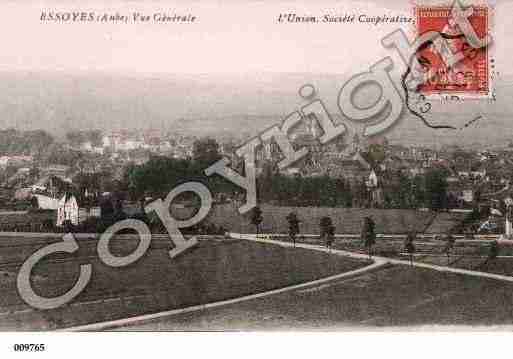 Ville de ESSOYES, carte postale ancienne