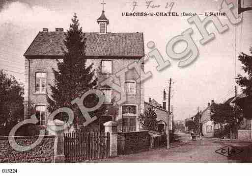 Ville de FESCHESLECHATEL, carte postale ancienne