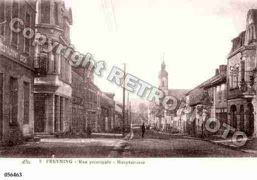 Ville de FREYMING, carte postale ancienne