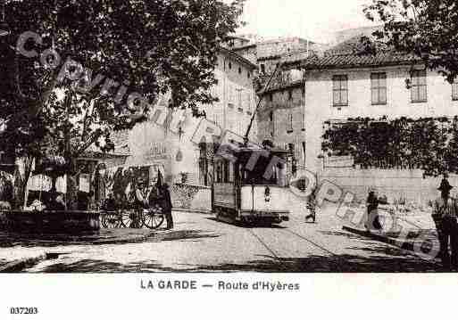 Ville de GARDE(LA), carte postale ancienne