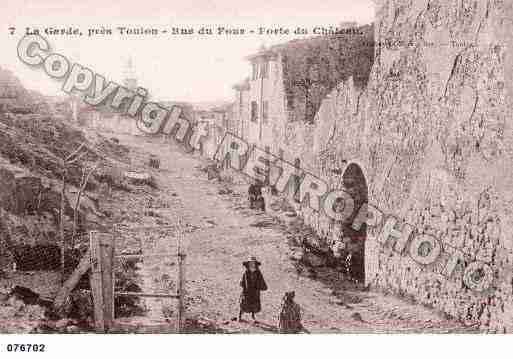 Ville de GARDE(LA), carte postale ancienne