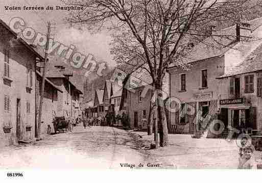Ville de GAVET, carte postale ancienne Ville de GAVET, carte postale ancienne