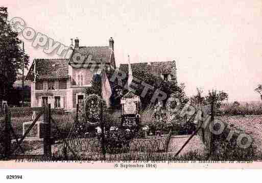 Ville de GERMIGNYL'EVEQUE, carte postale ancienne