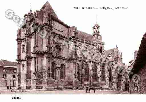 Ville de GISORS, carte postale ancienne