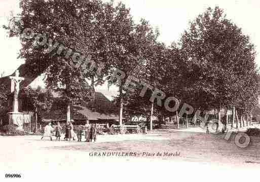 Ville de GRANDVILLARS, carte postale ancienne