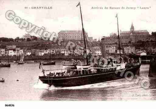 Ville de GRANVILLE, carte postale ancienne
