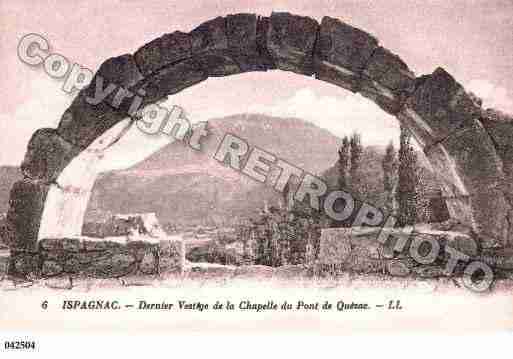 Ville de ISPAGNAC, carte postale ancienne Ville de ISPAGNAC, carte postale ancienne