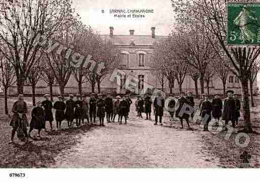 Ville de JARNACCHAMPAGNE, carte postale ancienne