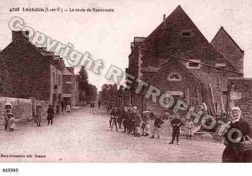 Ville de LANHELIN, carte postale ancienne