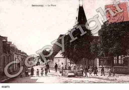 Ville de LANNERAY, carte postale ancienne