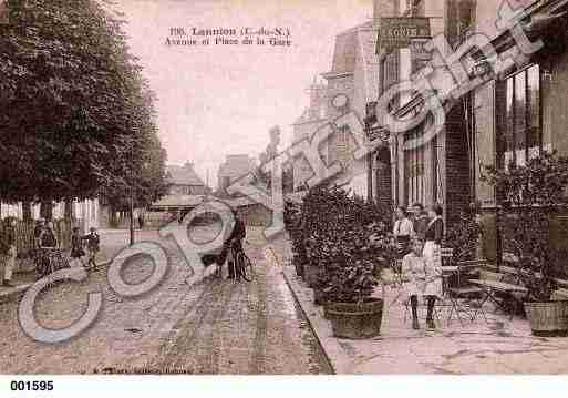 Ville de LANNION, carte postale ancienne