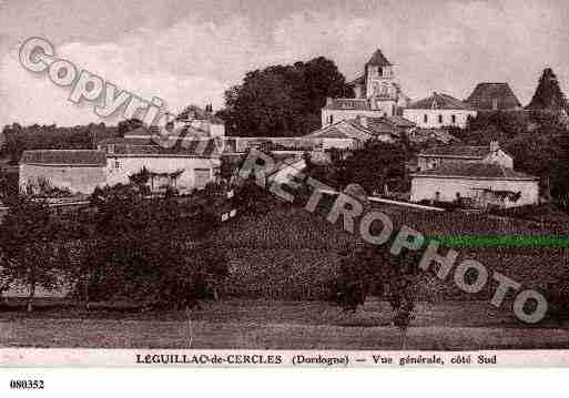 Ville de LEGUILLACDECERCLES, carte postale ancienne