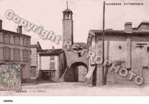 Ville de LEZOUX, carte postale ancienne