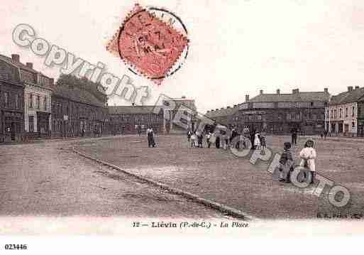 Ville de LIEVIN, carte postale ancienne