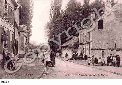 Ville de LOGNES, carte postale ancienne