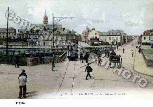 Ville de MANS(LE), carte postale ancienne