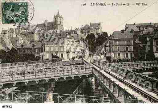 Ville de MANS(LE), carte postale ancienne