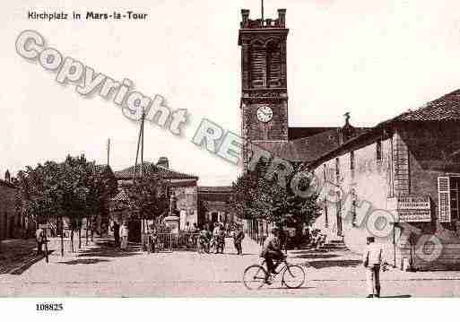 Ville de MARSLATOUR, carte postale ancienne