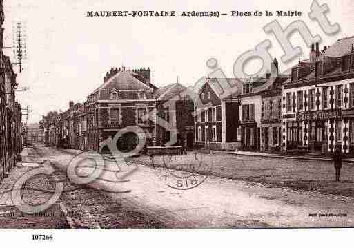 Ville de MAUBERTFONTAINE, carte postale ancienne