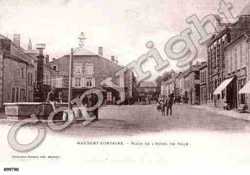 Ville de MAUBERTFONTAINE, carte postale ancienne Ville de MAUBERTFONTAINE, carte postale ancienne