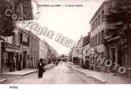 Ville de MONISTROLSURLOIRE, carte postale ancienne