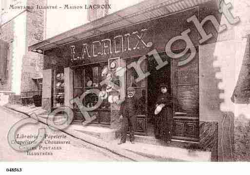 Ville de MONTAIGUDEQUERCY, carte postale ancienne