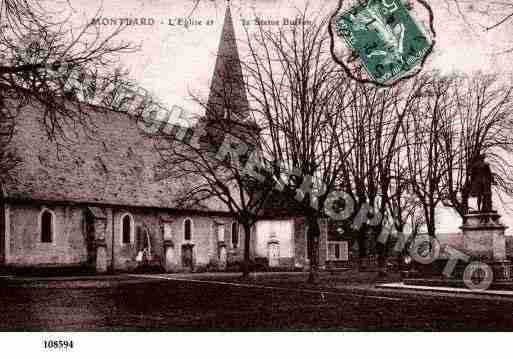 Ville de MONTBARD, carte postale ancienne