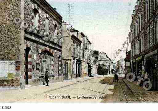 Ville de MONTFERMEIL, carte postale ancienne