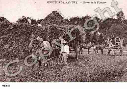 Ville de MONTFORTL'AMAURY, carte postale ancienne