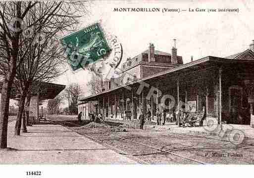 Ville de MONTMORILLONLELECHE, carte postale ancienne