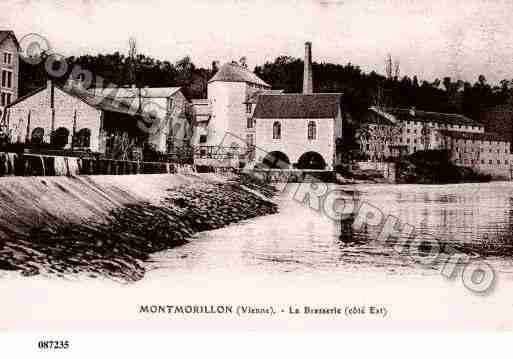 Ville de MONTMORILLONLELECHE, carte postale ancienne Ville de MONTMORILLONLELECHE, carte postale ancienne