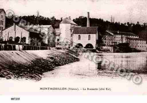 Ville de MONTMORILLONLELECHE, carte postale ancienne