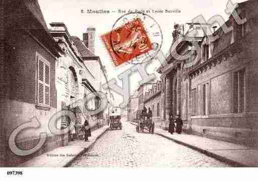 Ville de MOULINS, carte postale ancienne