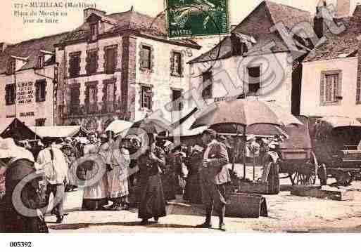 Ville de MUZILLAC, carte postale ancienne